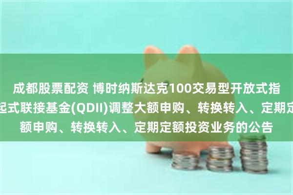 成都股票配资 博时纳斯达克100交易型开放式指数证券投资基金